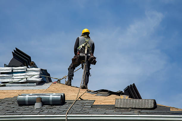 Professional Roof Replacement technician working in Lansing, WV